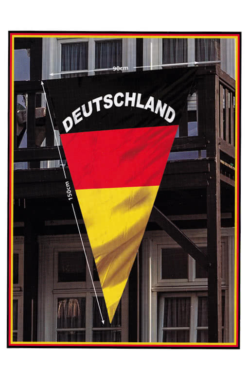 Riesen Deutschland Wimpel   Deutscher Fan-Artikel