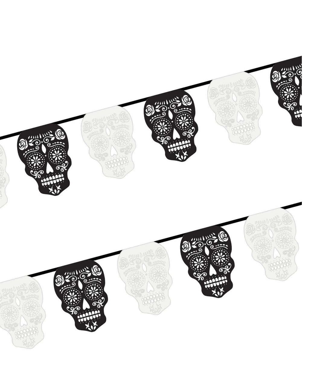 Día de Los Muertos Girlande - Totenkopf kaufen