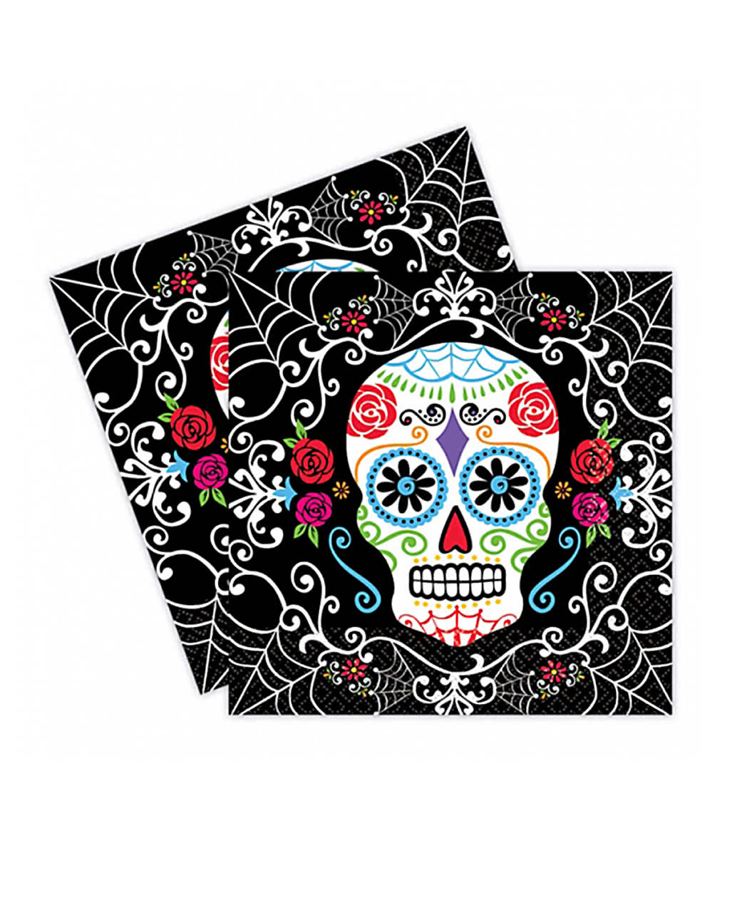 Dia de los Muertos Servietten 20 St. Partydeko