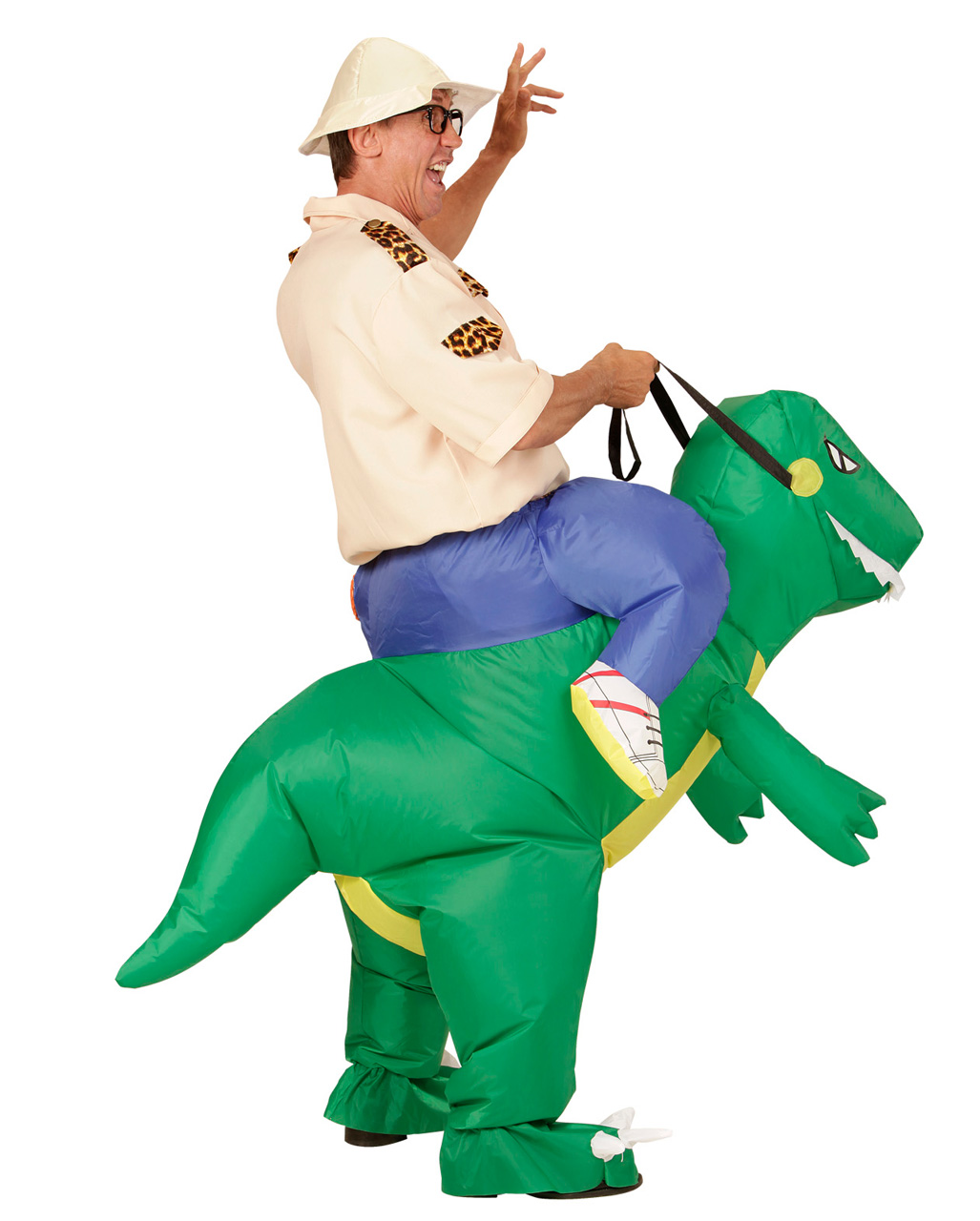 Dinosaurier Carry Me Kostüm aufblasbar für Karneval