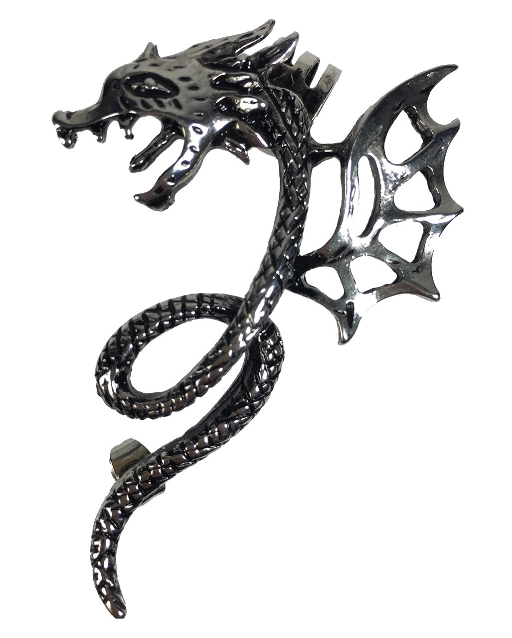 Ohrring mit geflügeltem Drachen für Halloween