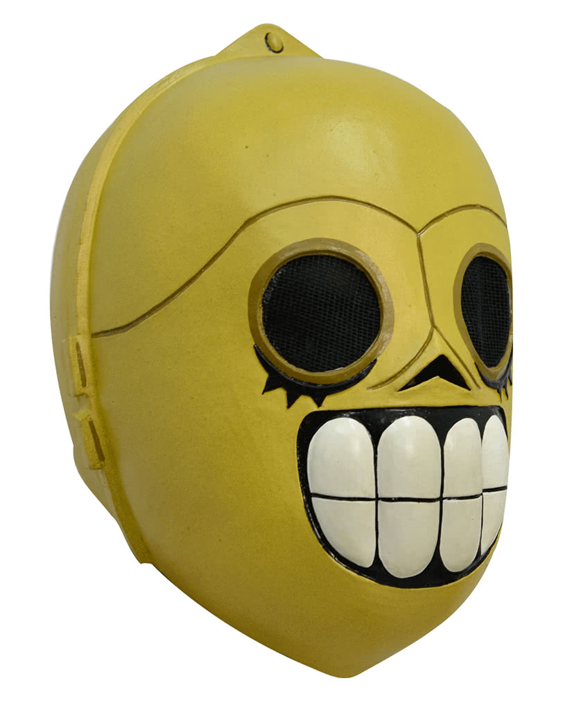 Science Fiction Droide Comic Maske SciFi Roboter Latex-Maske