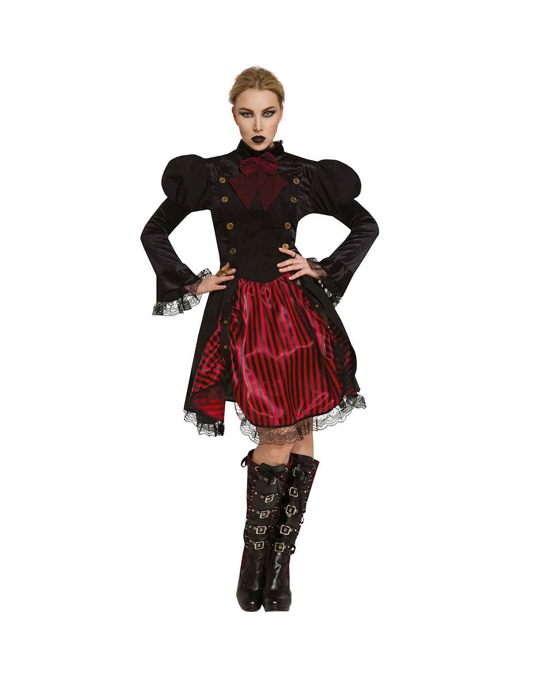 Düstere Gothic Fürstin Damen Kostüm ✪ L