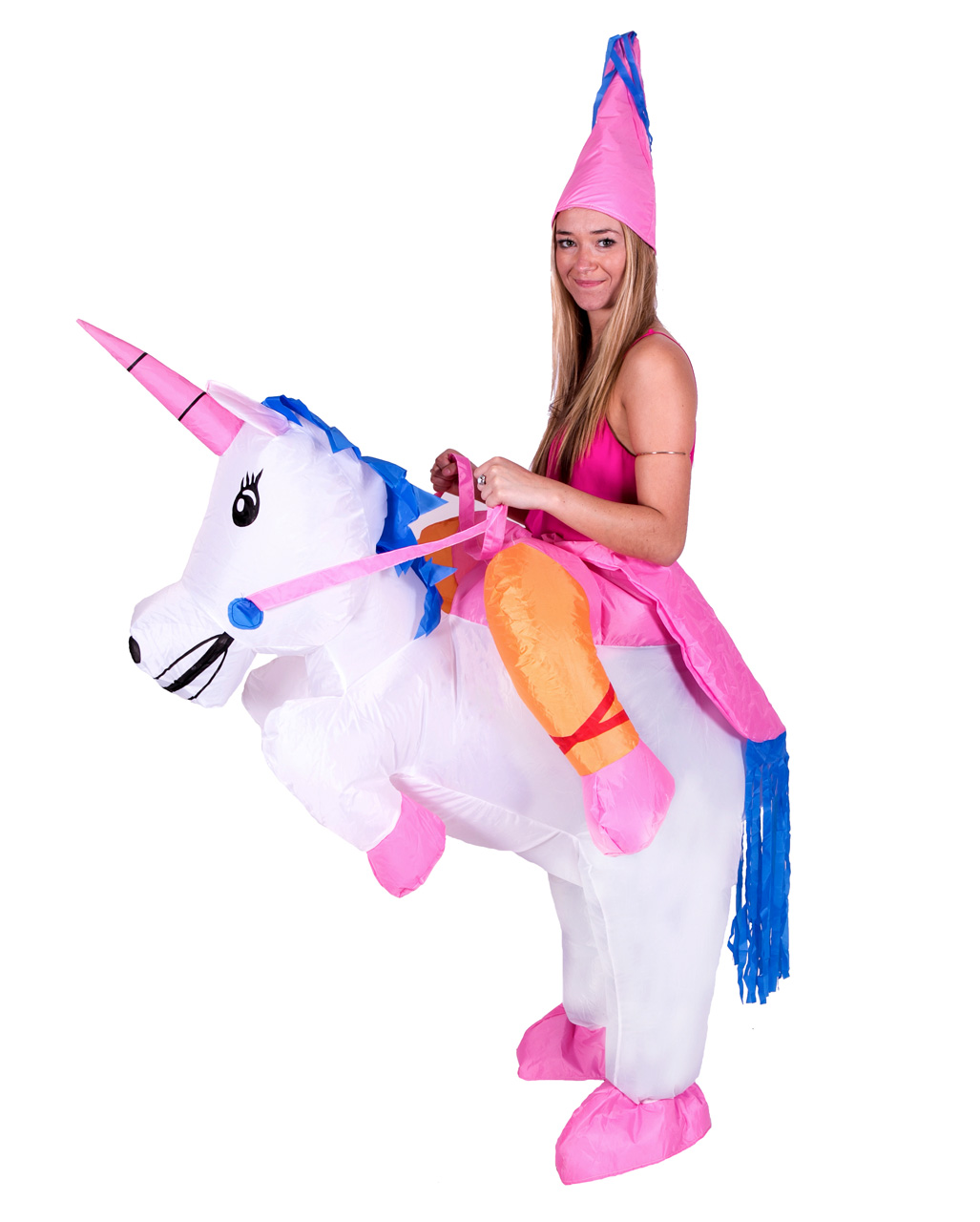 Einhorn Aufblas Kostüm für Fasching & Festivals