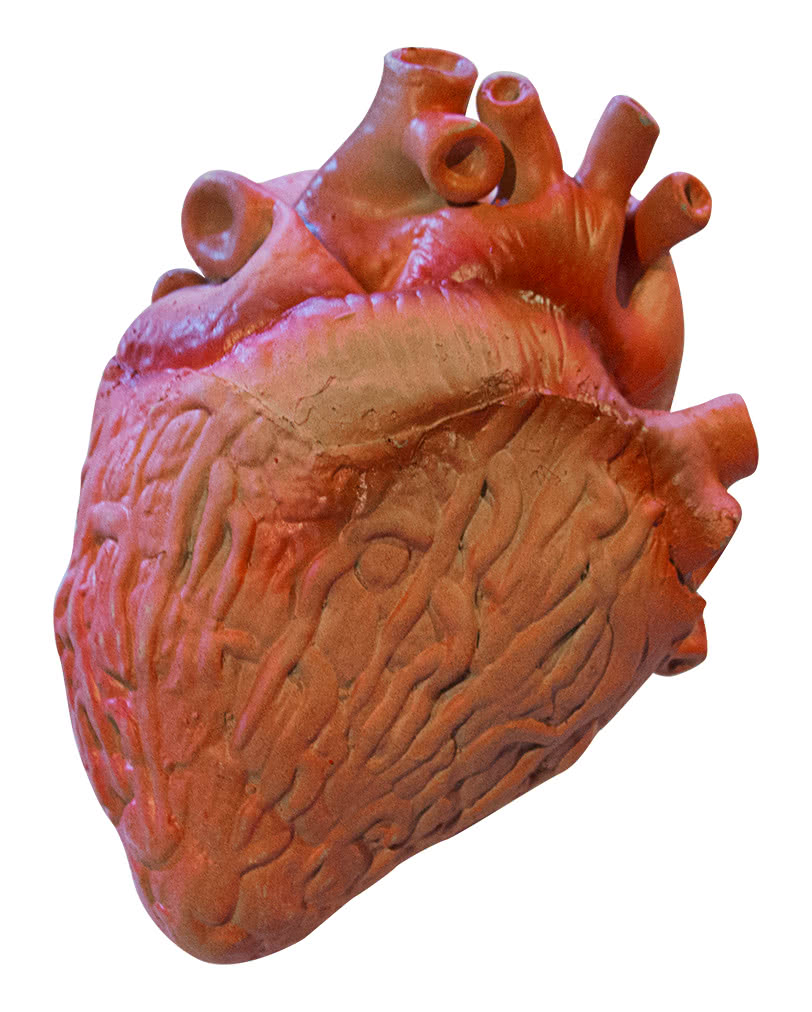 Einmachglas mit Herz aus Latex als Halloween Deko