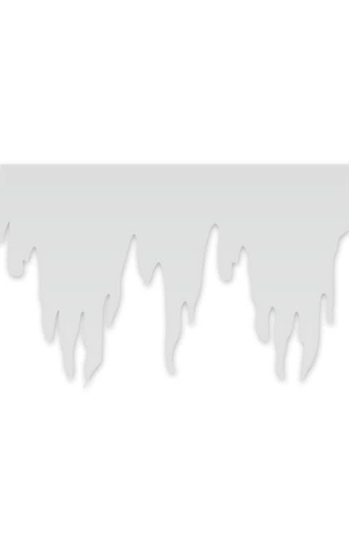 Eiszapfengirlande mit Glitzereffekt Weihnachtsdeko