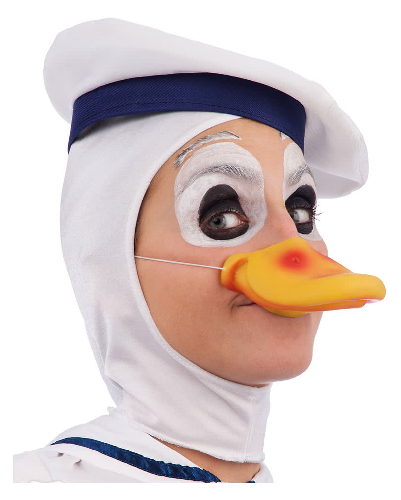 Entenschnabel gelb als Tierkostüm Zubehör