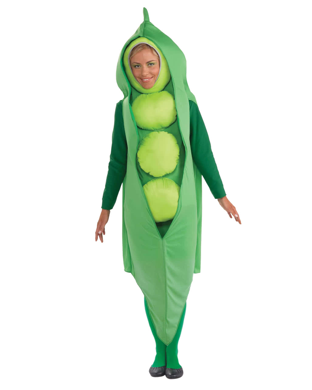 Erbsen Kostüm Unisex zum Karnevalszug