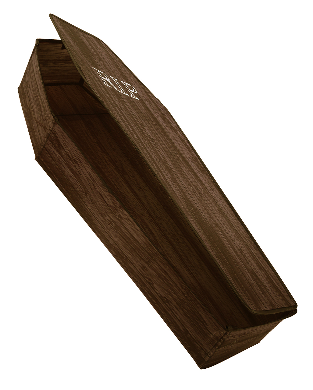 Faltbarer Sarg mit Deckel Braun 150cm als ? Deko