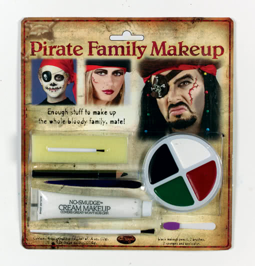 Family Piraten Make Up Set -Piraten Schminke-Seeräuber Make Up-