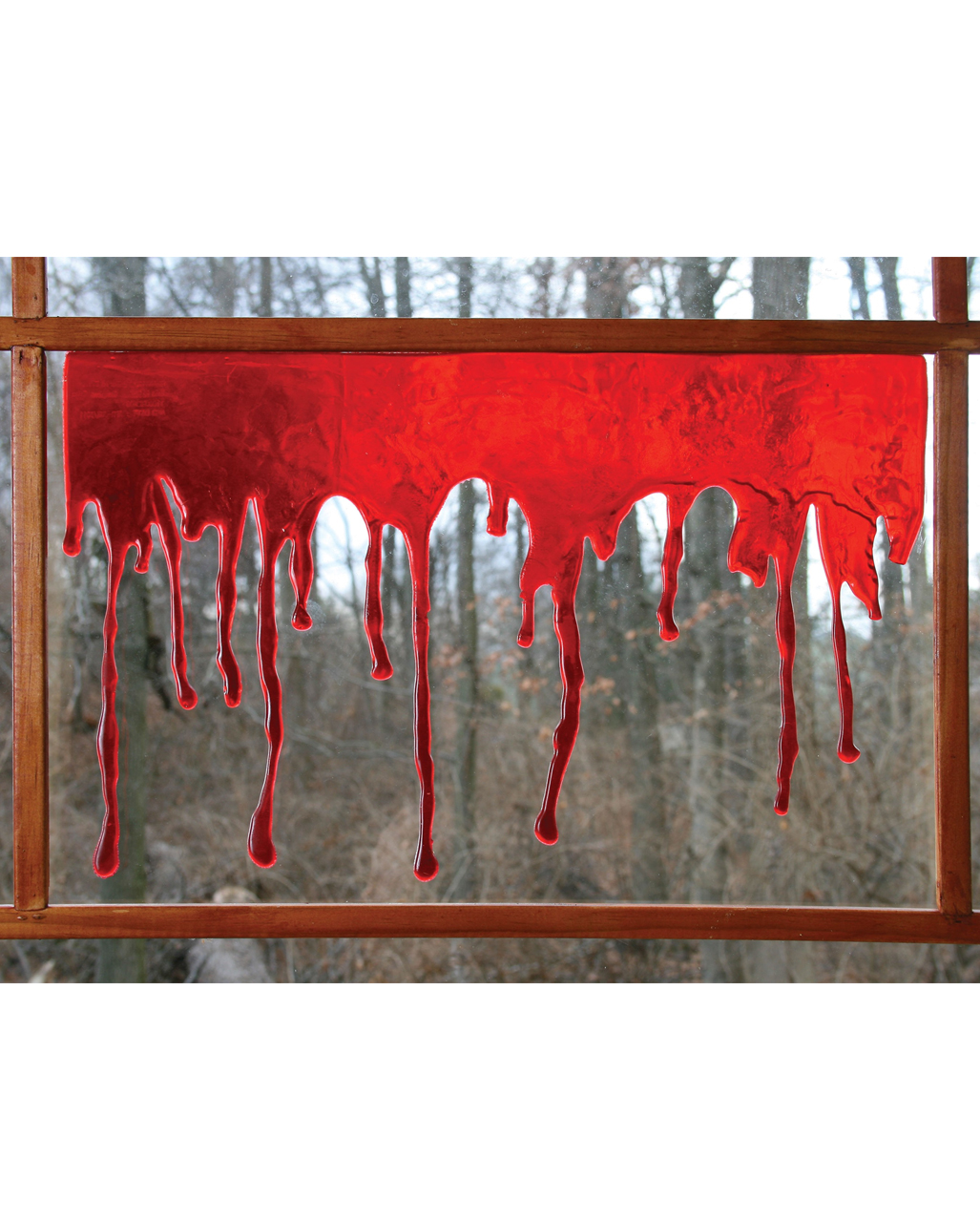 Fensterblut / Drips of Blood Halloween Fenster Dekoration