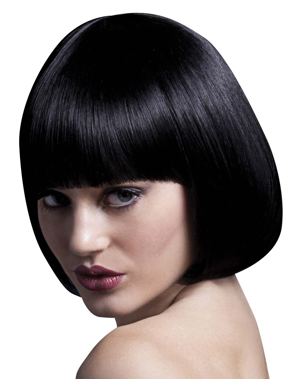 Fever Perücke Mia Schwarz Bubikopf Perücke