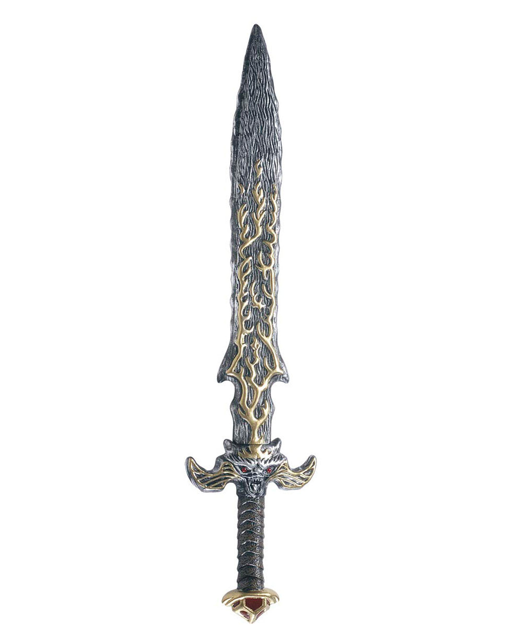 Flammen Schwert als Spielzeugwaffe & Kostüm Zubehör