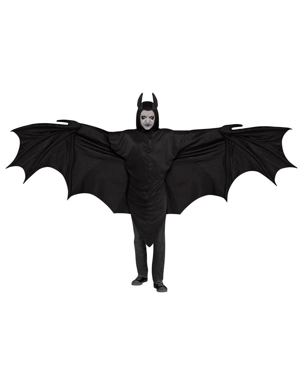 Fledermaus Kostüm mit beweglichen Flügeln kaufen