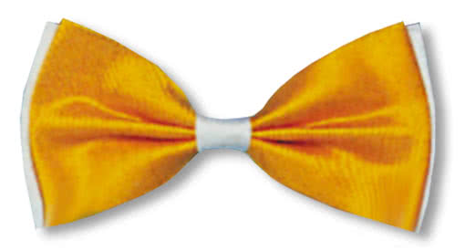 Fliege weiss / gelb   Smoking Schleife  Anzug Fliege