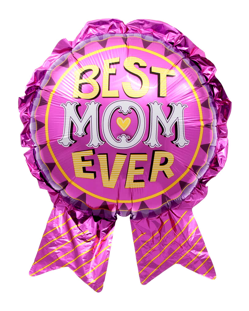 Folienballon Best Mom Ever Heliumballon als Muttertagsgeschenk