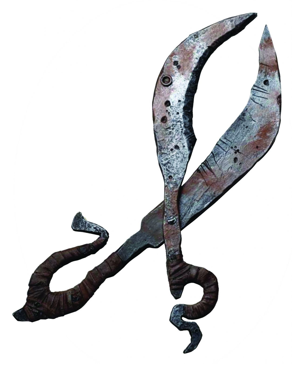 Folterwerkzeug Schere als Halloween Deko