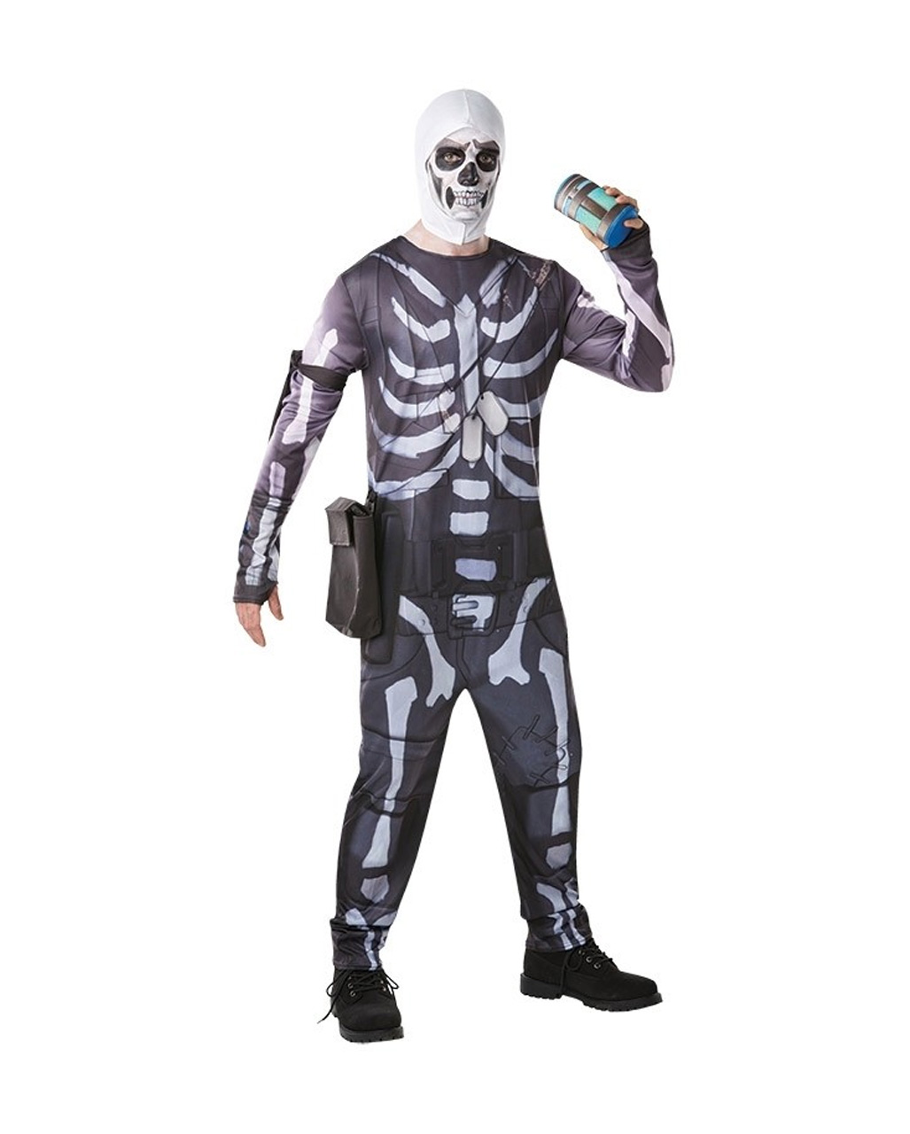 Fortnite Skull Trooper Kostüm für Halloween L