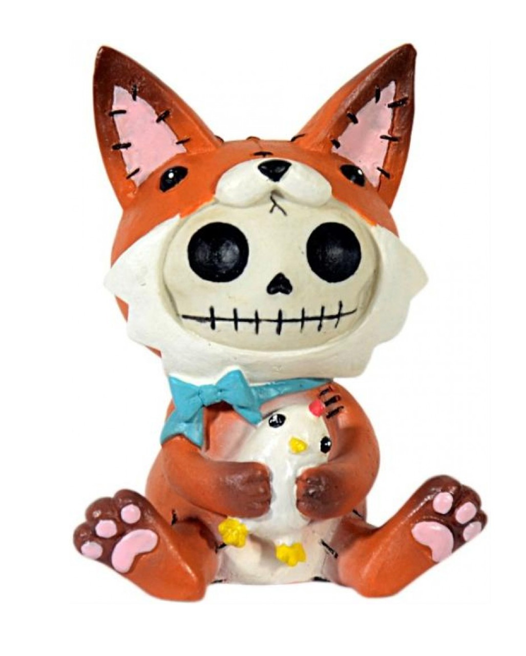 Fox Furrybones Figur klein  Gothic Geschenkartikel