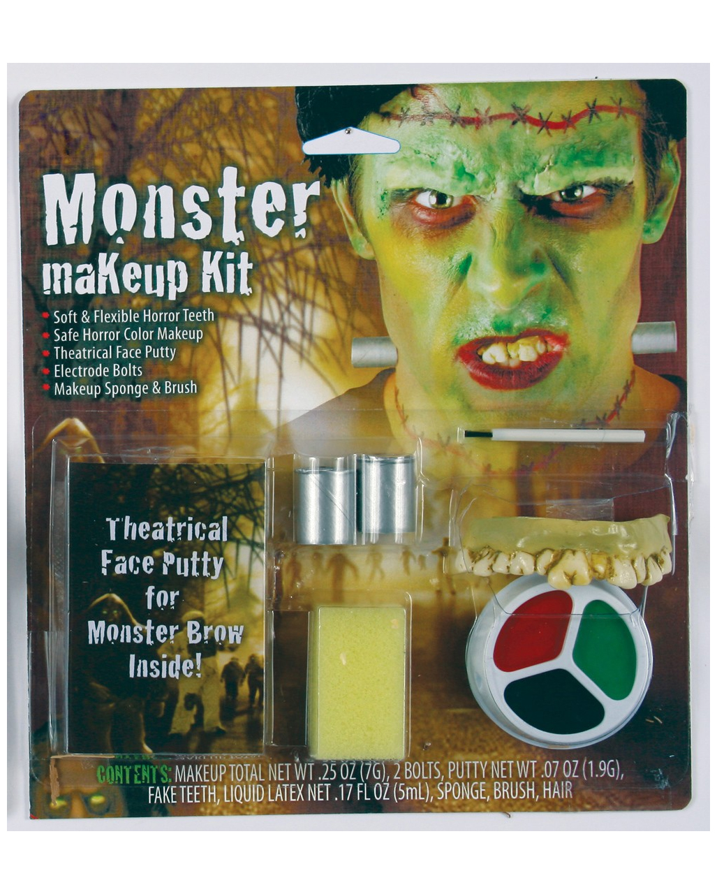 Frankenstein  Monster  Make-Up Set Halloween Make-up