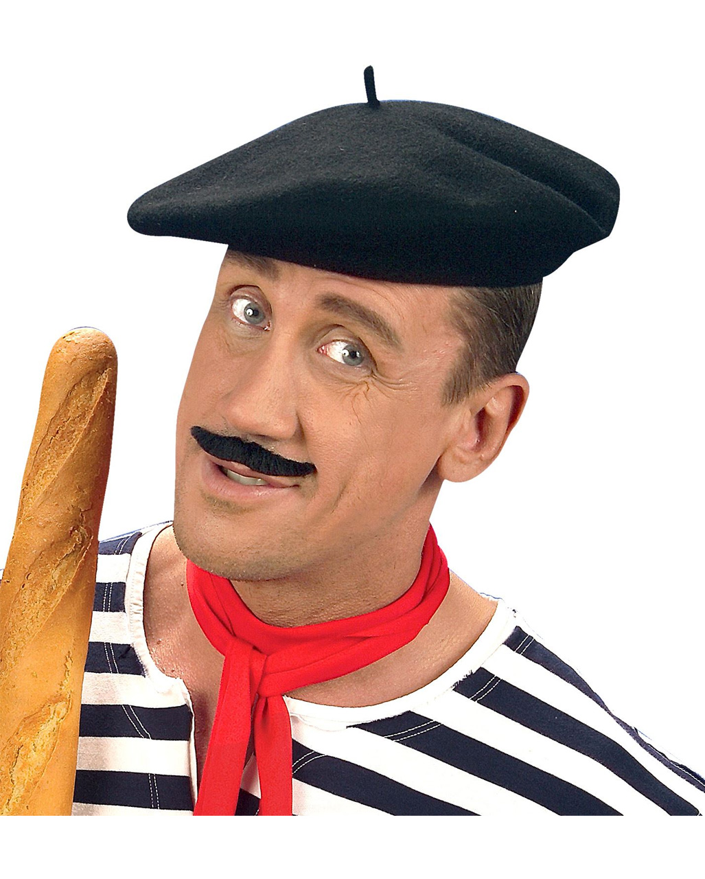 Französische Baskenmütze Deluxe Franzosen Mütze