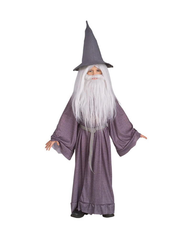 Gandalf Kinderkostüm Delxue für Halloween & Fasching M