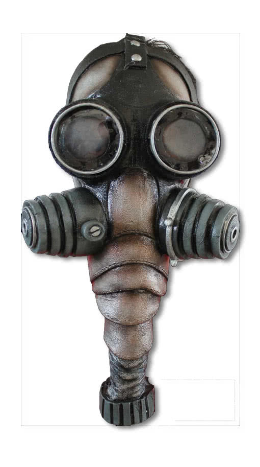 Gasmaske aus Latex Halloween Maske kaufen