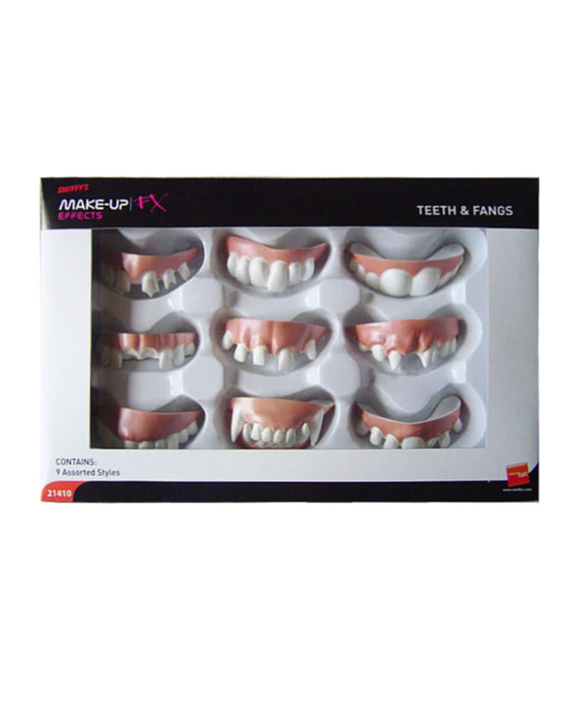 Gebiss Set 9 Stück Scherzgebisse Vampir Gebiss