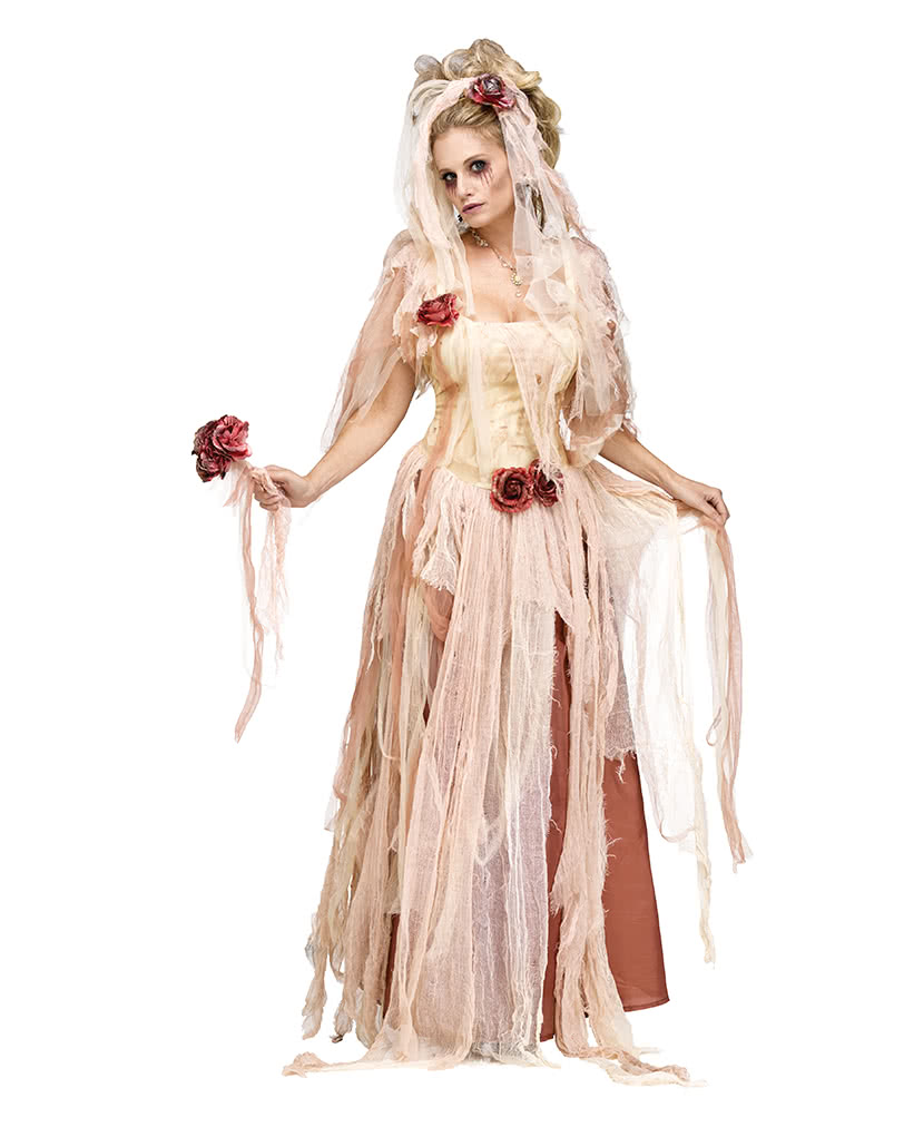 Geisterbraut Kostüm Deluxe für Halloween & Fasching L