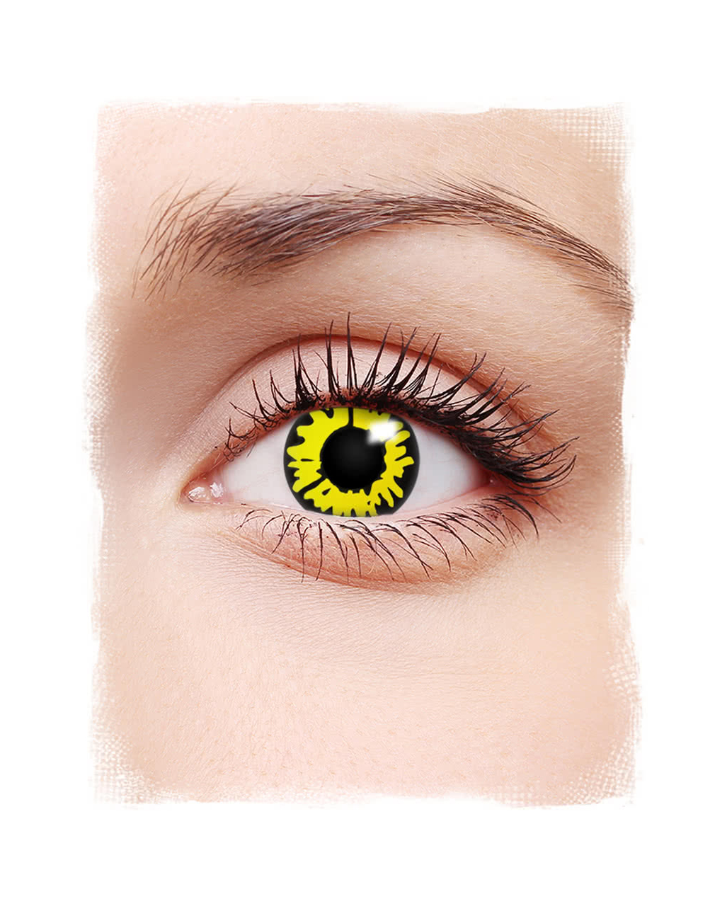 Gelbe Werwolf 1-Tages Kontaktlinsen  Effektlinsen