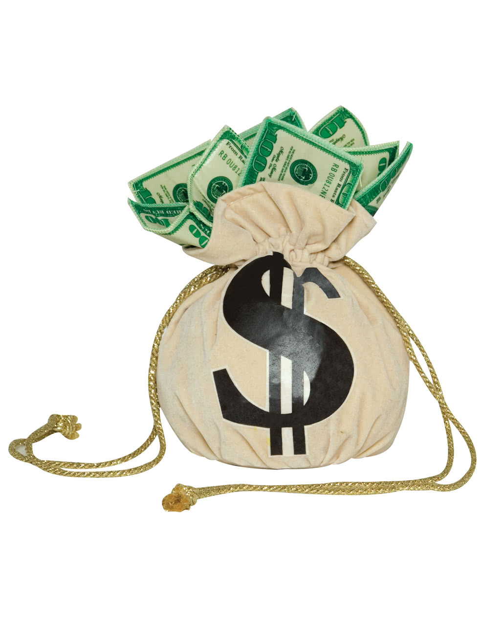 Geldbörse Dollarsäckchen Kostümzubehör