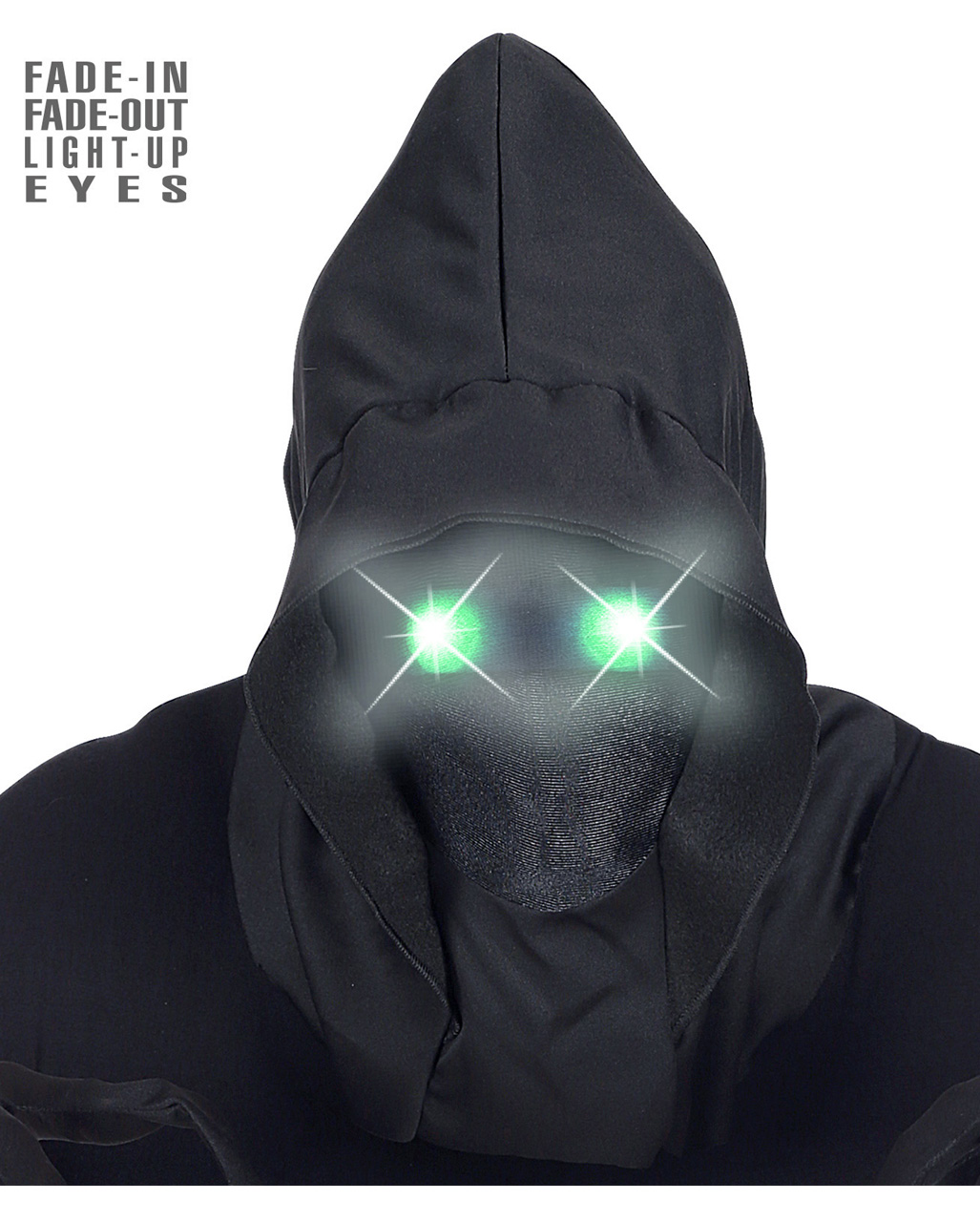 Faceless Maske mit Leuchtend Grünen Augen hier kaufen
