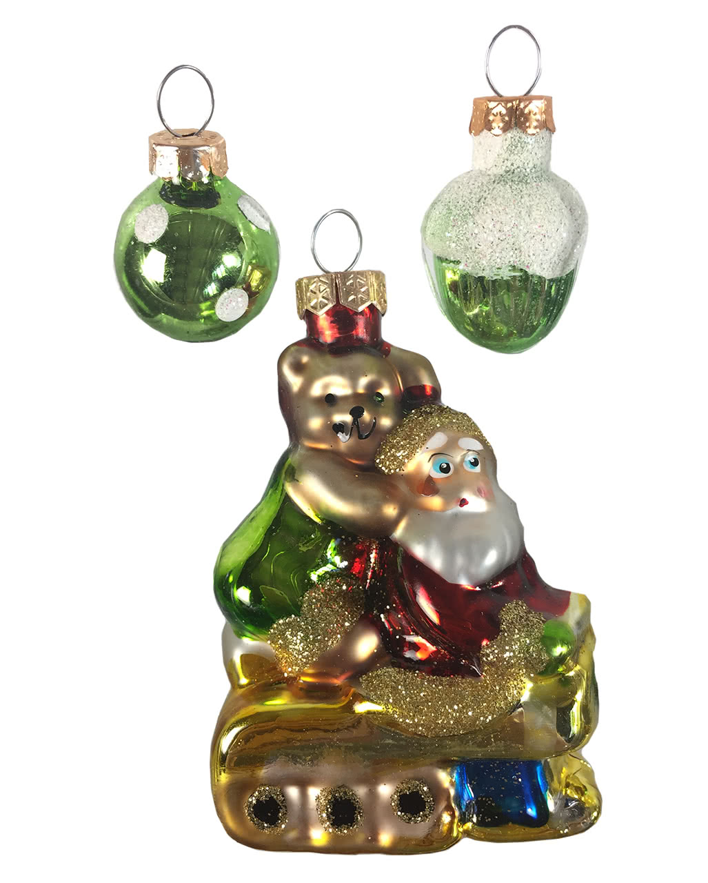 Christbaum Schmuck 3-tlg. für Weihnachtsbäume