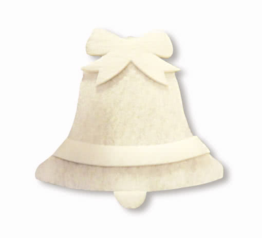 Glocke aus Schneewatte -Watteglocke-Weihnachten Dekoration