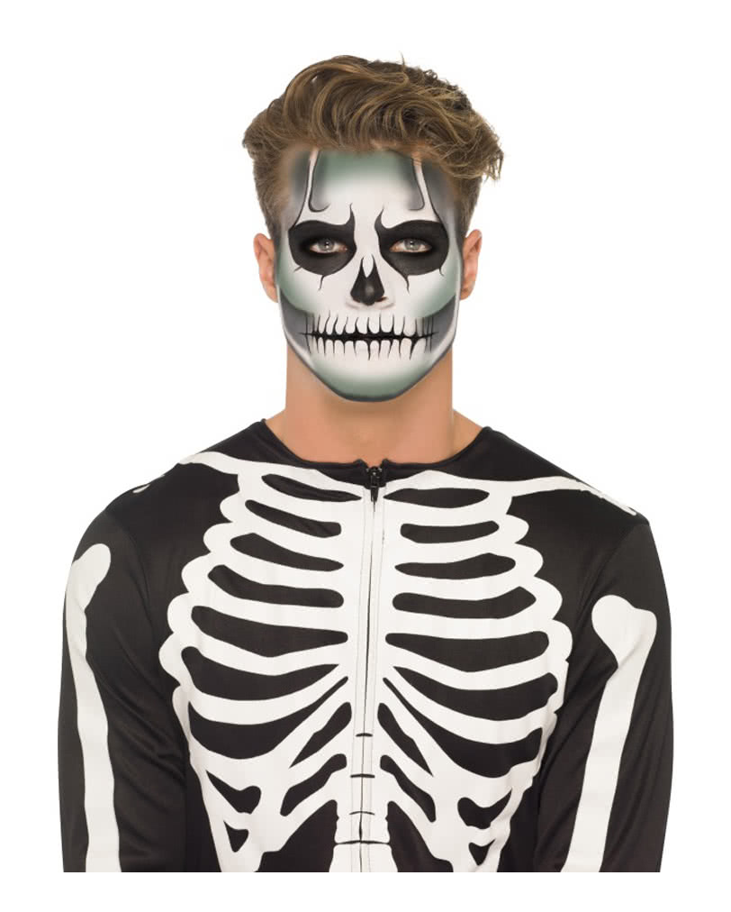 Glow In The Dark Skeleton Make Up  Halloween Make-up