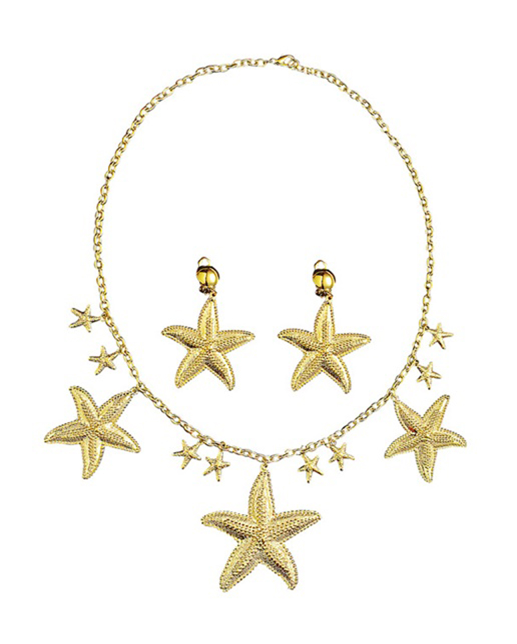 Goldenes Mermaid Schmuck Set als Kostümzubehör ✰