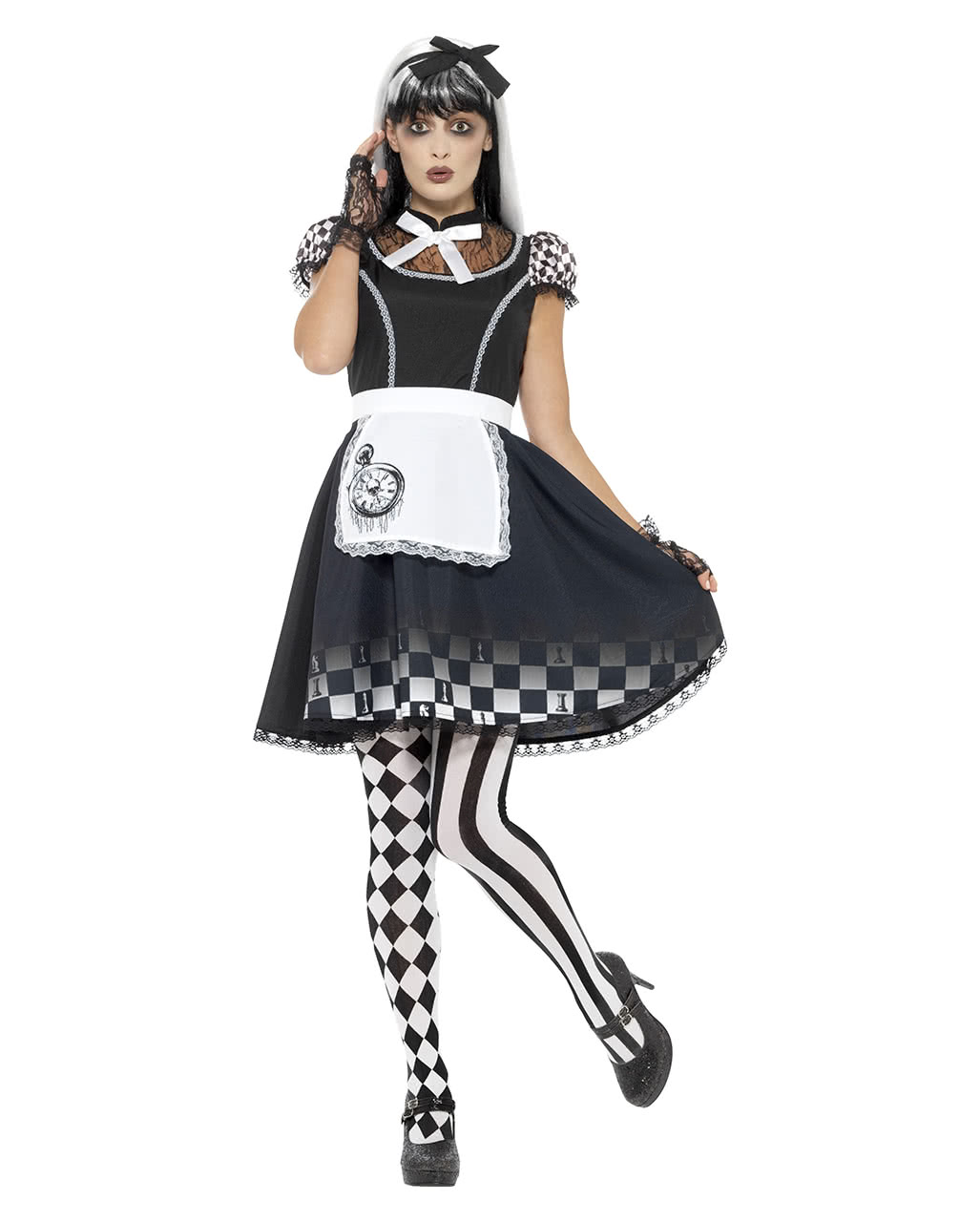 Gothic Alice Damenkostüm als Halloween Verkleidung M