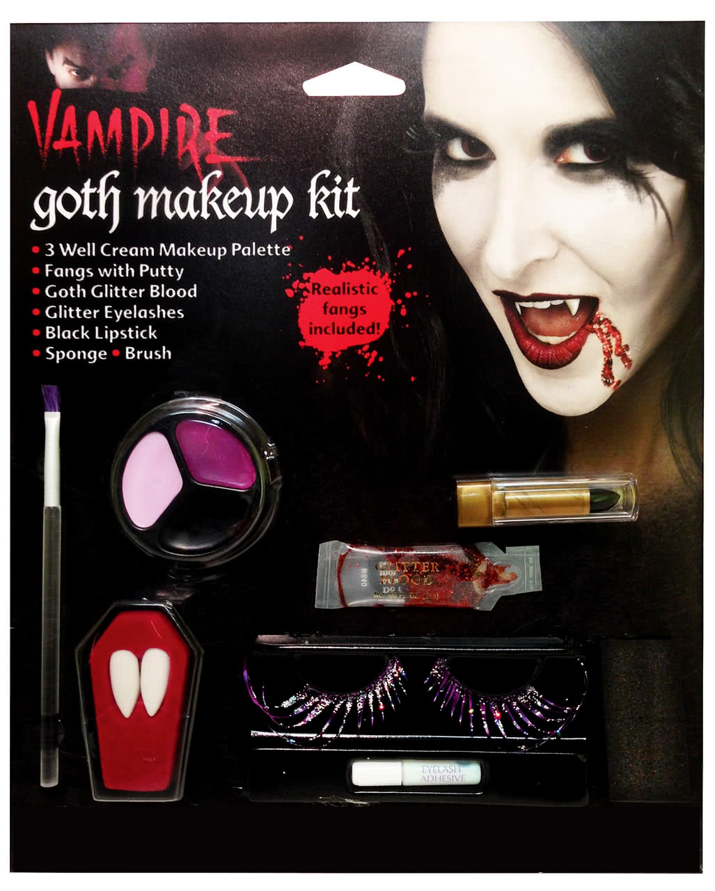 Dunkle Gothic Fee Make Up Set  Halloween Make Up kaufen