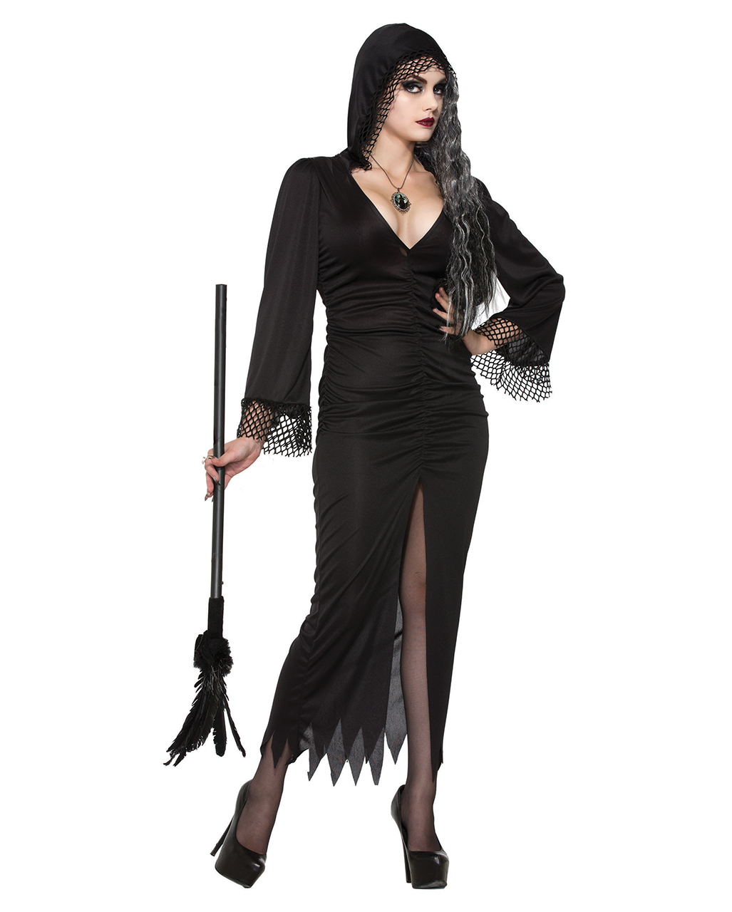 Gothic Sorceress Kostüm als Halloween Verkleidung One Size (M/L)