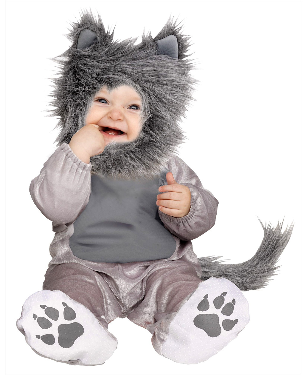 Frecher Wolf Kleinkinderkostüm  Halloween Baby Kostüm S