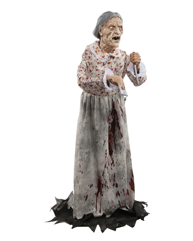 Großmutter Bates Aufstellfigur 154 cm Halloween Figur