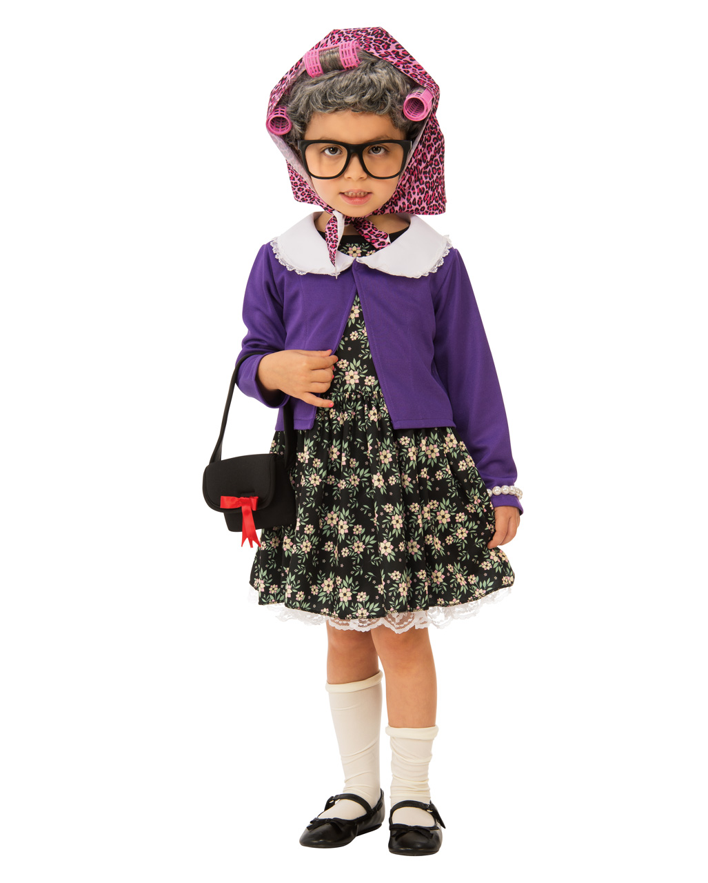 Großmutter Kinderkostüm  Oma Verkleidung für Kinder XS