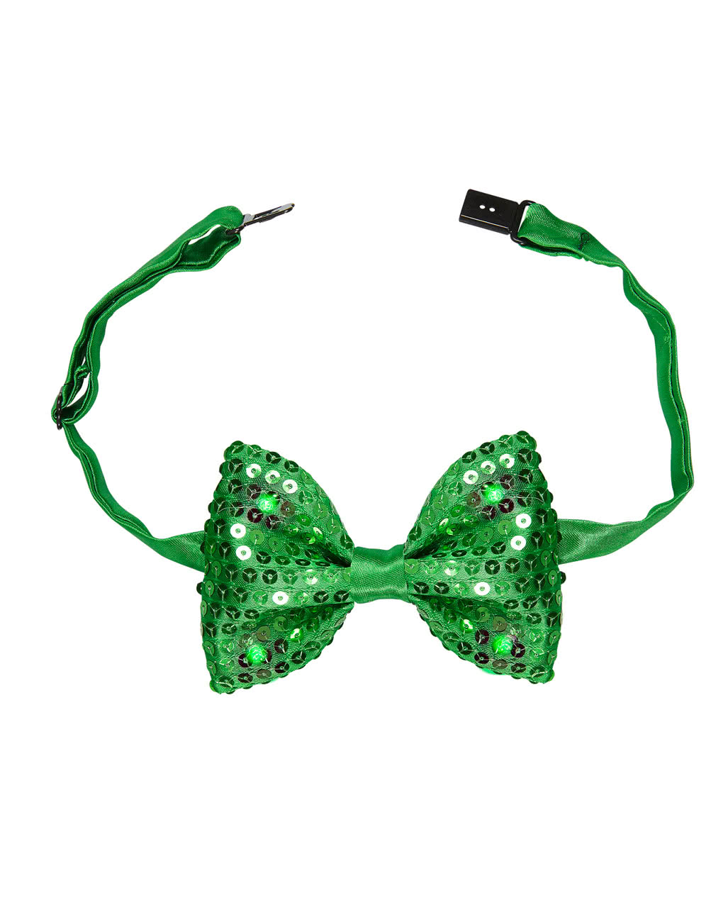Grüne Fliege mit LED Licht für St. Patricks Day