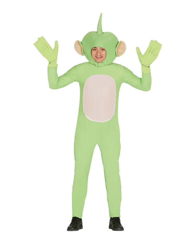 Grüner Alien Kostüm für Fasching