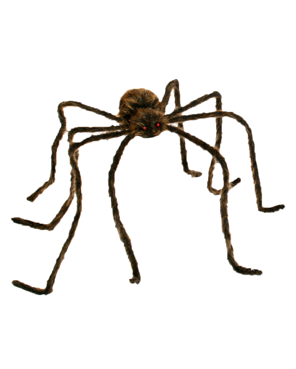 Haarige Riesenspinne braun 228 cm Halloween Deko