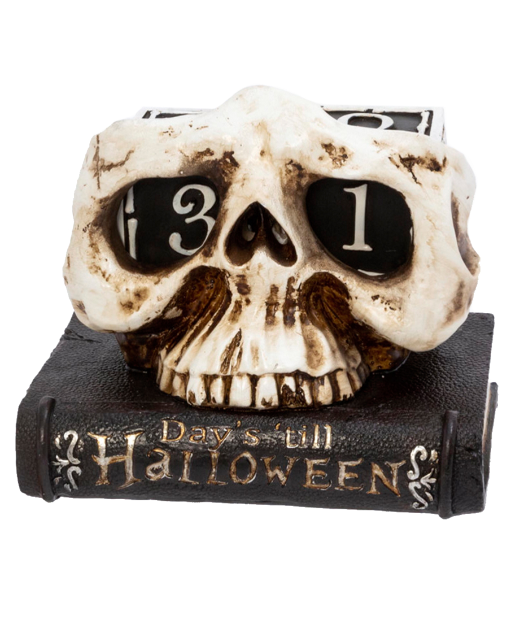Halloween Countdown Zähler Totenkopf ★ als Deko