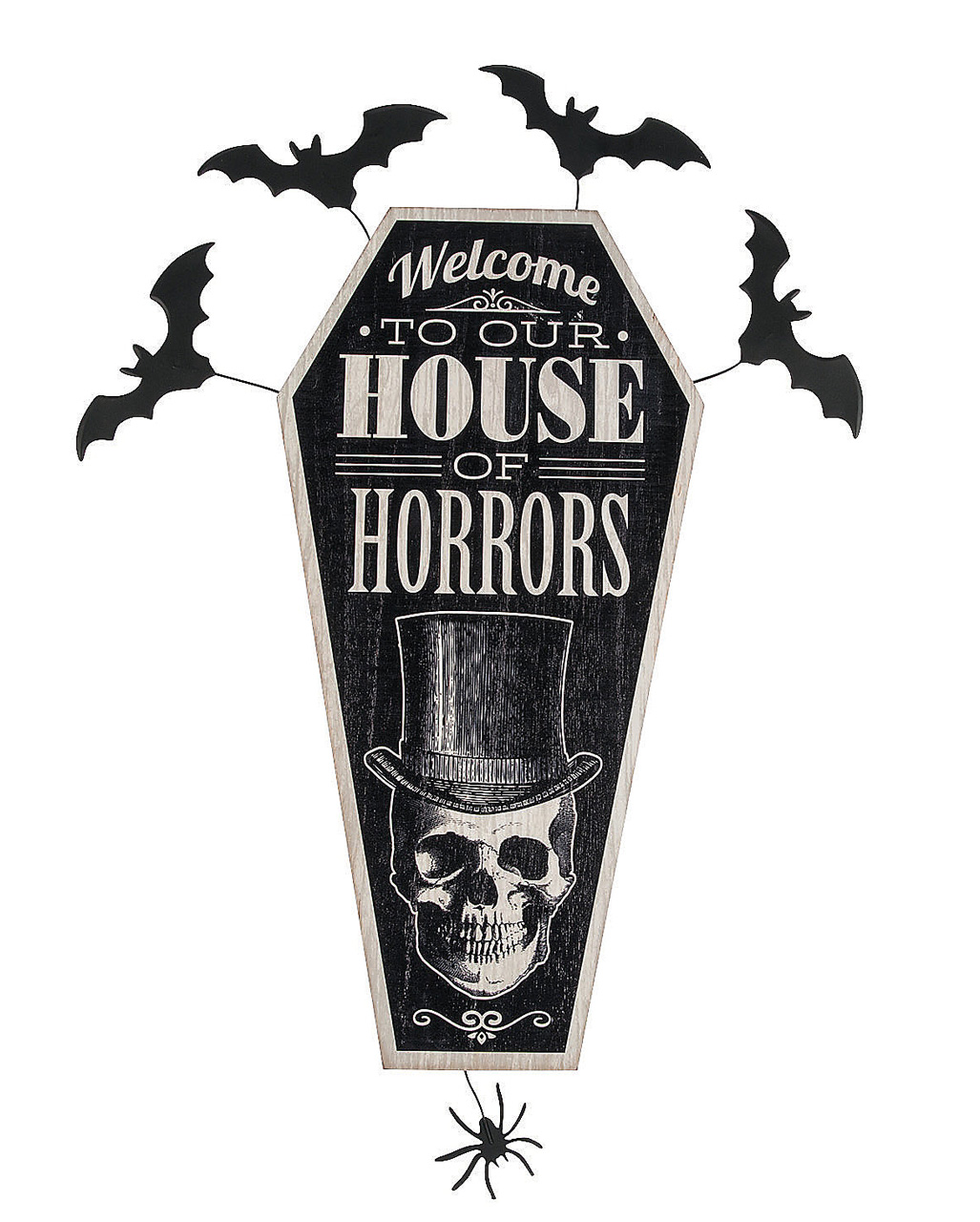 Halloween House of Horrors Türschild Deko ➤ Halloween-Deko ?