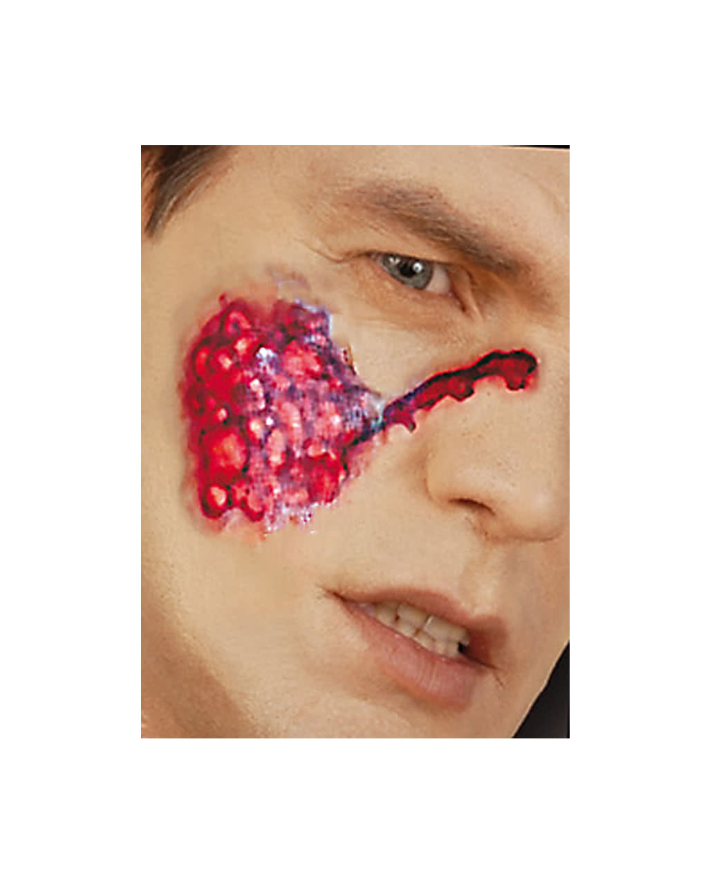 Tattoo Brandwunde 12 Halloween Klebetattoo