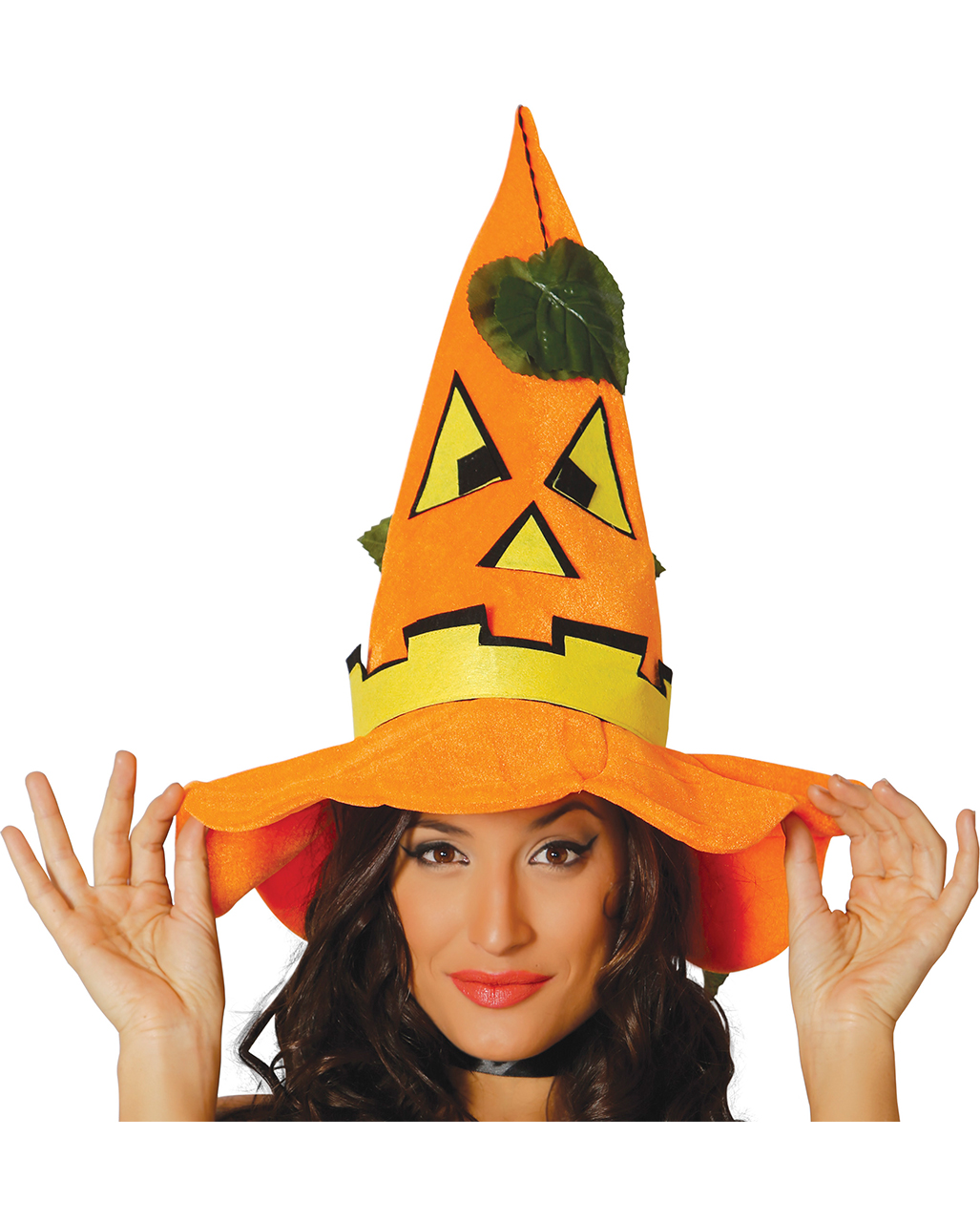 Halloween Kürbis Hut mit Blätter Halloween Hut