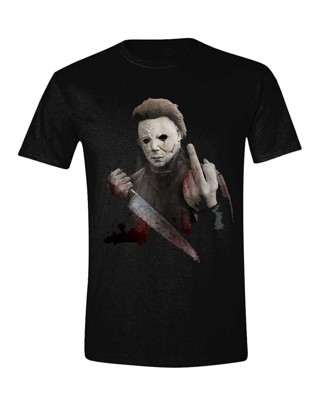 Halloween - Michael Myers Mittelfinger T-Shirt ✔ M